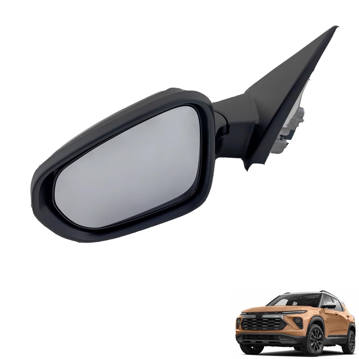 Heated Side View Mirror Left Replacement For Trailblazer Lt Sport Utility 4 Door 2021 2022 2023 2024 2025 Unpainted Power