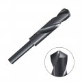 Uxcell 19 5mm Reduced Shank Drill Bit Hss 6542 Black Oxide With 1 2 Inch Straight