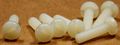 1-72 X 1 4 In Machine Screws Slotted Pan Head Nylon Natural White 2500 Piece Carton 