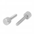 Uxcell Computer Pc Case M4 X 20mm Stainless Steel Flat Head Knurled Thumb Screw 5pcs