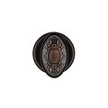 Grandeur Georgetown Rosette With Grande Victorian Knob Single Dummy Timeless Bronze 