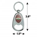Graphics More Friends Central Perk Logo Keychain Chrome Metal Spinning Oval Bottle Opener