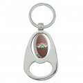 Graphics More Friends Central Perk Logo Keychain Chrome Metal Spinning Oval Bottle Opener