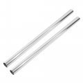 2pcs Straight Od 40 Length Diy Custom Mandrel Exhaust Pipe 2 Inch Tube T304 Stainless Steel Universal Fit 