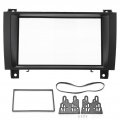 Fydun Double Din Installation Dash Kit 2din Central Control Cd Audio Fascia Panel Replacement For Benz Slk R171 2004 2011