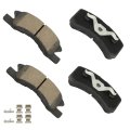 Front Brake Pads Fit For Dodge Attitude 2016-2018 For Mitsubishi Mirage 2014-2022 G4 2017-2022 D1731 4pcs 