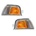 Pair Park Signal Light For 1997 1998 1999 2000 2001 Mitsubishi Mirage Sedan Driver And Passenger Side Mi2520107 Mi2521107 
