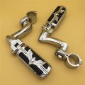 Xkh Group Motorcycle Chrome Peg Mounting Kit With Eagle Hawk Foot For Bike Equipped 1-1 4 Inch 1 25 Front Engine Guard Frame