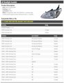 Left Driver Side Composite Headlight Assembly Without Bulbs Or Sockets Compatible With 2004-2005 Honda Civic
