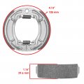 For Suzuki Tc100 Tm100 Ts100 Tm125 Rl250 1975 Front Brake Shoes Mod-ztf1-16968