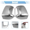 X Autohaux 1 Pair Car Exterior Chrome Plated Full Mirrora Cover W Turn Signal Hole Ford F-250 F-350 F-450 F-550 Super Duty