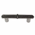 Vicenza Designs P1145 Gioiello 3-inch Deco Pull Antique Nickel 