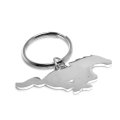 Ford Mustang In Pink 3d Pony Die-cut Metal Key Chain Key-charm Official Licensed