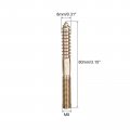 Uxcell M8x80mm Hanger Bolts 7pcs Double Head Thread Dowel Screws For Wood Furniture