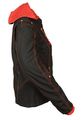 Nexgen Womens Doulon 1300 Nylon Twill Fleece Hooded Jacket Black Red 4x-large