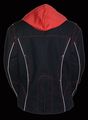 Nexgen Womens Doulon 1300 Nylon Twill Fleece Hooded Jacket Black Red 4x-large