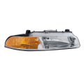 Headlight Assembly Passenger Side For Chrysler Cirrus 1997 1998 1999 2000 Clear And Amber Lens Composite Type With Bulbs 