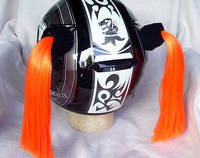 Pigtails For Helmets All Colors Works On Matte Too Orange