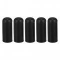X Autohaux 5 Pcs 4mm 0 16 Silicone Hose Cap Intake Vacuum Tube End Plug For Car Black