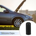 X Autohaux 5 Pcs 4mm 0 16 Silicone Hose Cap Intake Vacuum Tube End Plug For Car Black