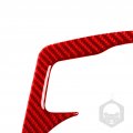 Uoada Car Center Console Gear Shift Heating Button Frame Sticker Real Softbon Fiber Car Interior Compatible With Nissan 370z