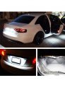 Uxcell 12pcs Dc 12v White Led Light Bulb Lamp Interior Package Kit For Nissan Rogue 2008-2013
