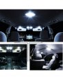 Uxcell 12pcs Dc 12v White Led Light Bulb Lamp Interior Package Kit For Nissan Rogue 2008-2013