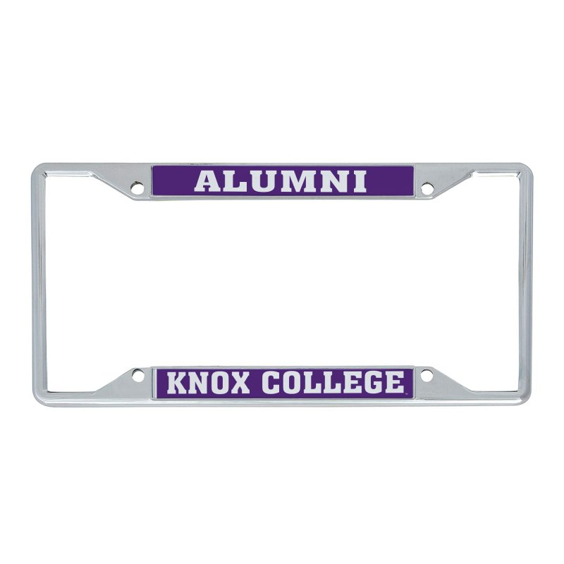 Knox College Prairie Fire Metal License Plate Frame For Front Or Back Of Car Officially Licensed Alumni