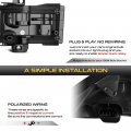 Switchback Sequential Turn Signal Vipmotoz Smoked Lens White Amber Led Strips Side Mirror Indicator Light Blinker Lamp For