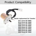 Waltyotur Starter Motor Replacement For Yamaha Zuma 50 Yw50 2002-2005 2008-2011