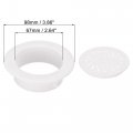 Uxcell Round Vent Cover Abs Plastic Adjustable Air White For 2 8 3 1 Diameter Hole 4pcs