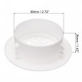 Uxcell Round Vent Cover Abs Plastic Adjustable Air White For 2 8 3 1 Diameter Hole 4pcs