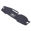 Black Leather Dashboard Cover Dashmat Mat Carpet Pad For Bmw 7 Series 2016 2022 Microfiber Front Dash Protector 