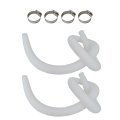 Pool Pump Hoses For Above Ground 1 25 X 59 Intex Filter 607 635 637 Coleman Hose Replacement 4 2 Pack Metal Clamps 
