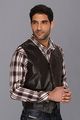 Roper Mens Lamb Skin Western Vest With Yokes Brown Outerwear Lg 