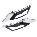 Pair Of Front Fog Light Cover Replacement For Fusion 2017 2018 Driving Lamps Driver And Passenger Side