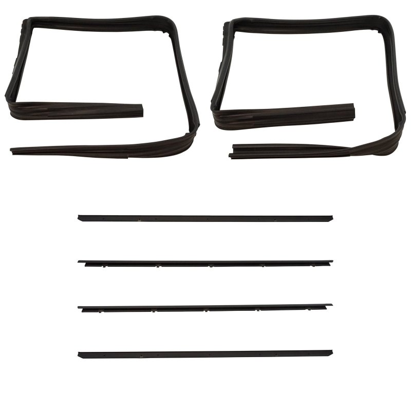 Front Window Sweep Run Channel Seal Kit Set For Gmc Chevy Blazer Pickup Truck
