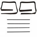 Front Window Sweep Run Channel Seal Kit Set For Gmc Chevy Blazer Pickup Truck 