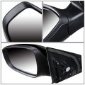 Powered Driver Left Side View Door Mirror Oem-mr-hy1320180 Factory Style Black Paintable Finish With Manual Folding And Convex