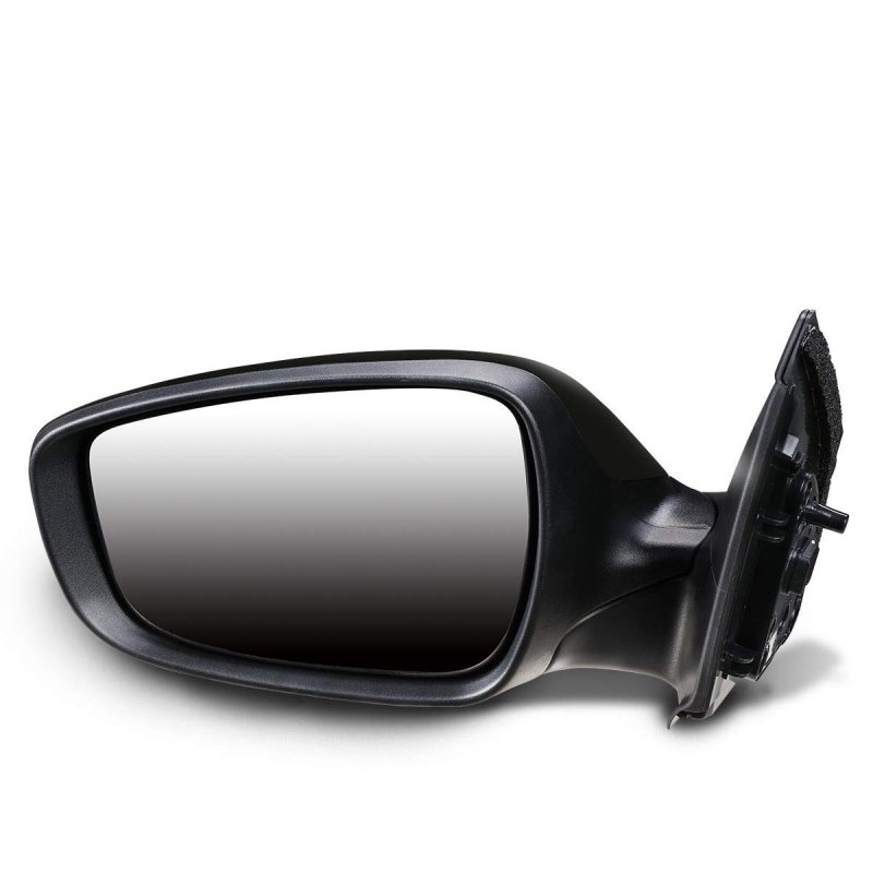 Powered Driver Left Side View Door Mirror Oem-mr-hy1320180 Factory Style Black Paintable Finish With Manual Folding And Convex