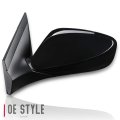 Powered Driver Left Side View Door Mirror Oem-mr-hy1320180 Factory Style Black Paintable Finish With Manual Folding And Convex