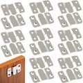 16pcs Stainless Steel Interlock Hanging Buckle Flush Concealed Mount Brackets Z Clip Bracket Mountain For Picture Display Art