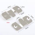 16pcs Stainless Steel Interlock Hanging Buckle Flush Concealed Mount Brackets Z Clip Bracket Mountain For Picture Display Art