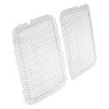Jmtaat Grille Bug Screen For 2010-2024 Kenworth T680 Frame Grill Insert Panel Driver Passenger Side Aluminium Silvery