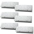 Hqrp Deck Dash Grille Hazard Emergency Warning Led Flash Strobe Lights 288 Amber Yellow 6 Panels 12v Dc Plus Coaster