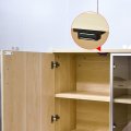 Uxcell Magnetic Cabinet Door Latches Catch 1 8 Length For Kitchen Bathroom Brown 8pcs