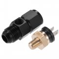 Uxcell 1 Set Auto Engine Temperature Cooling Fan Switch Fitting Adapter 8an 190 F On-175 Off