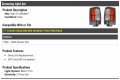Cornering Light Set Of 2 With Black Trim Compatible 1990-1994 Nissan D21