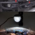 Led Fog Lamp Assembly Replacement For 2017-2021 J-eep Wrangler Jk Jl Mopar 10th 75th Anniversary Hard Rock Bumper Driving Lamps 