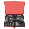 Gunpla Tap And Die Set Metric Sae 52pcs Tungsten Alloy Steel External Internal Cutting Threading Tapping Kit For Garage 